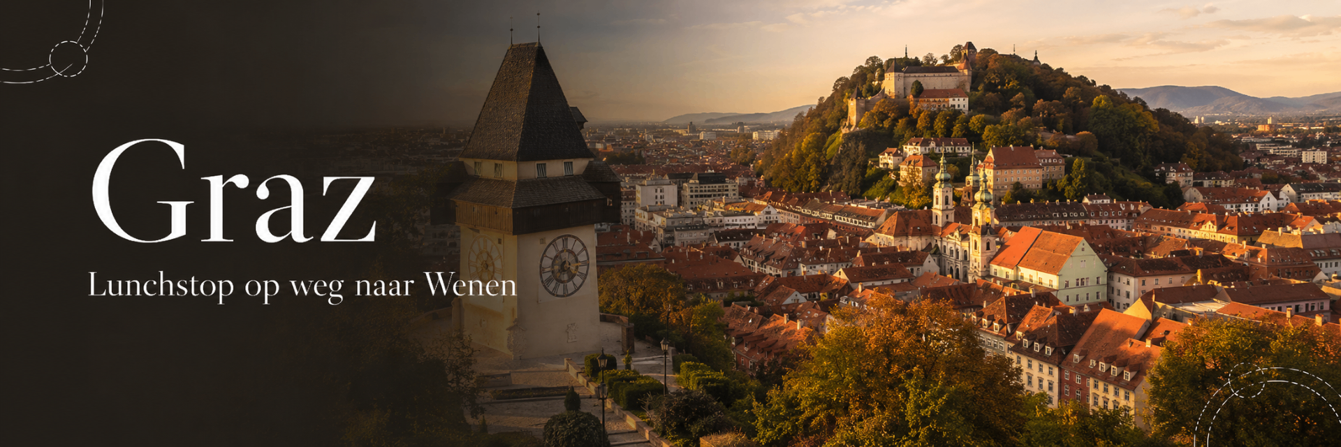 Graz — Lunch en stadswandeling onderweg naar Wenen